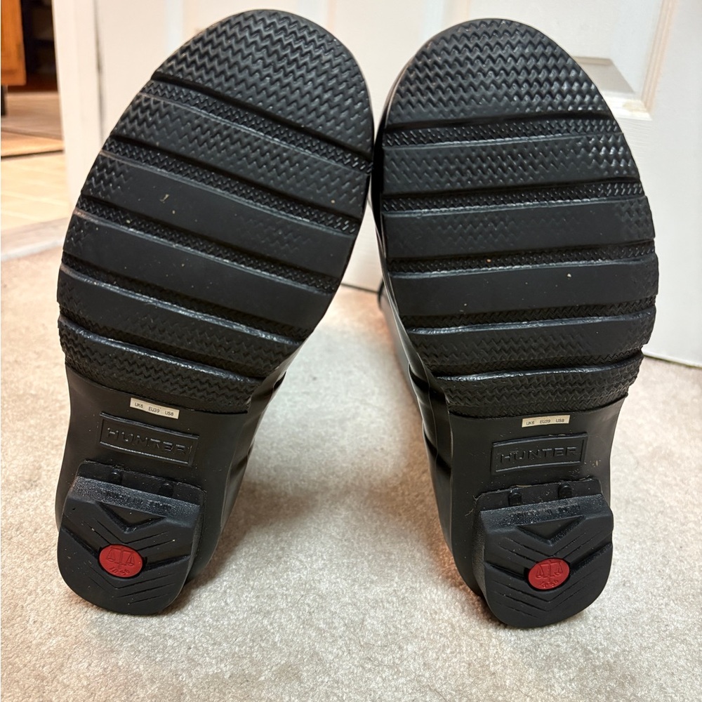 Hunter Glossy Black Rain Boots - Picture 4 of 5